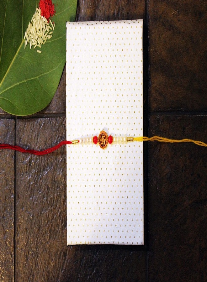 iberry's Rakhi Gift Pack with Set of Two Rakhi & Rakshabandhan Card and Roli Chawal for Brother | rakhi for brother (3434)-Best Gift from Sister - Image 4