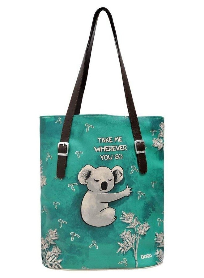 DOGO Personalize Your Life - Printed Double Strap Shoulder Bag - Handmade, Environmentally Friendly, Vegan - Women's Fashion - Image 1