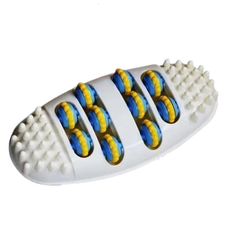 Dual Foot Massager Roller Reduce Fatigue Multi Functional Decompression Feet Acupoint Massaging Roller - Image 2