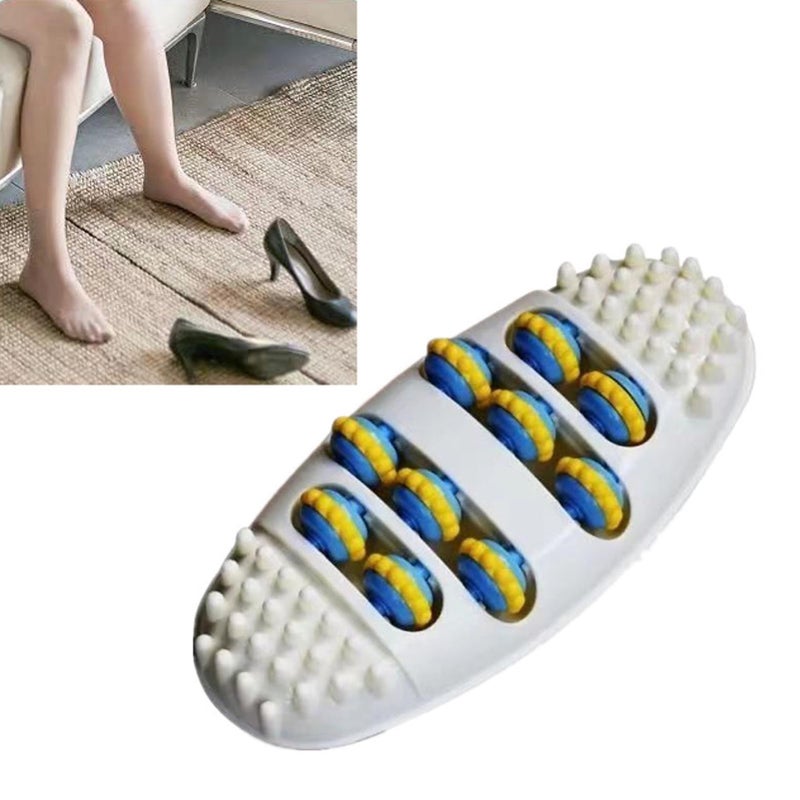Dual Foot Massager Roller Reduce Fatigue Multi Functional Decompression Feet Acupoint Massaging Roller - Image 5