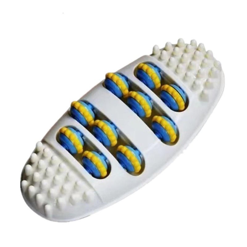 Dual Foot Massager Roller Reduce Fatigue Multi Functional Decompression Feet Acupoint Massaging Roller - Image 1