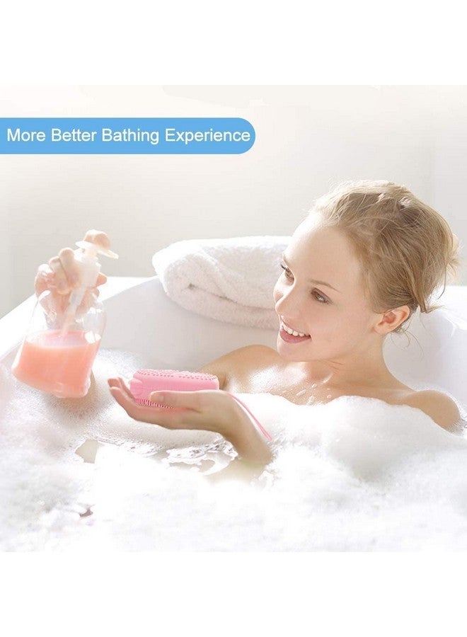 Gra8 Silicone Bath Body Brush Exfoliating Massage Silicone Loofah Body Scrubber, Silicone Shower Sponge, Double Sided Rubber Scrub Body Brush (1Pcs) (Multicolor) - Image 4