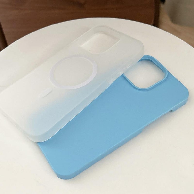 erorex For iPhone 13  Feel MagSafe Magnetic PC Hybrid TPU Phone Case(White) - Image 4