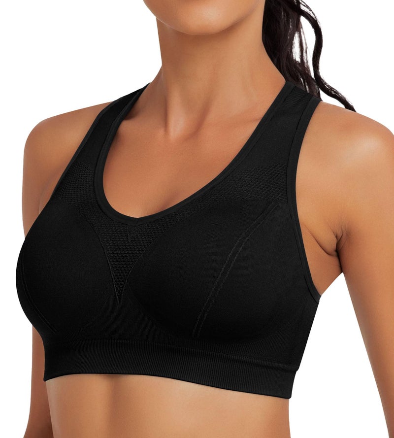 MIRITY Women Racerback Sports Bras - High Impact Workout Gym Activewear Bra - Image 2