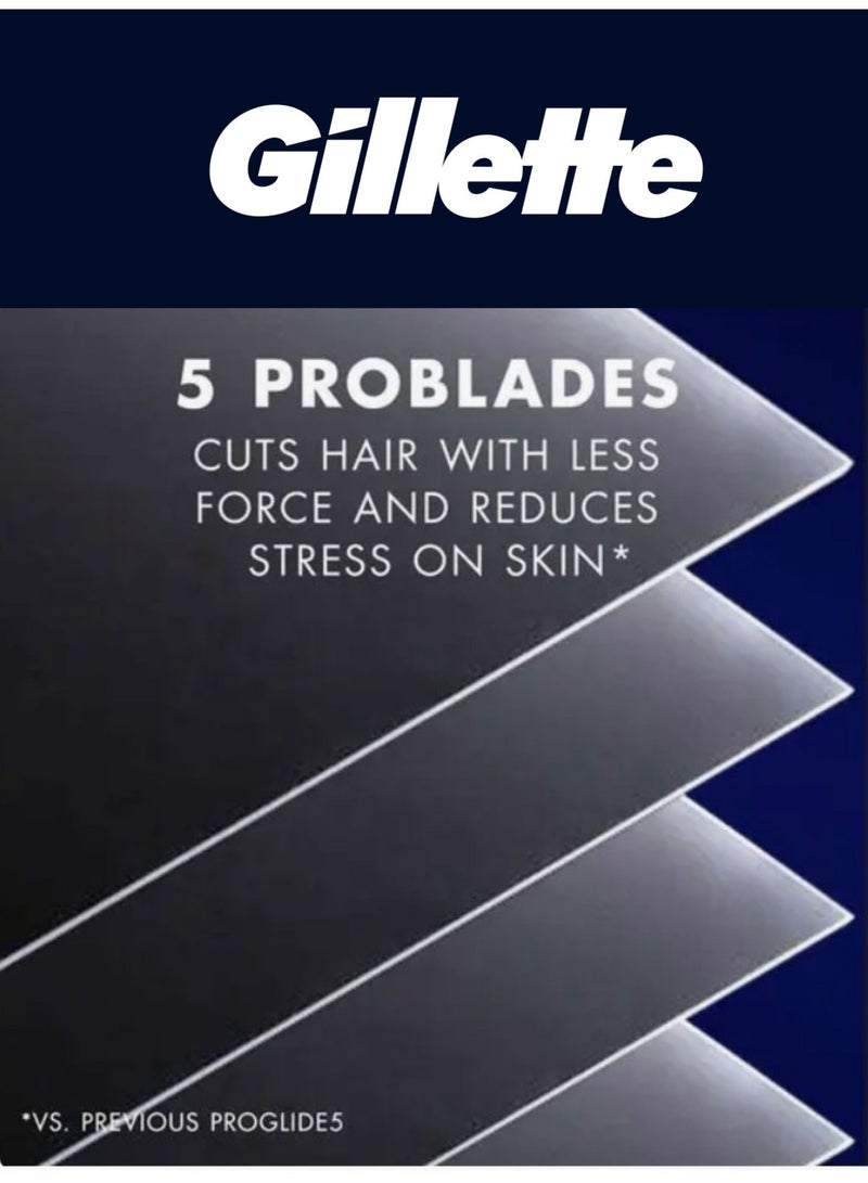 Gillette Fusion5 Pro Men's Refillable Razor With Flexball Handle Technology, 1 Handle + 5 Blade Refills - Image 3
