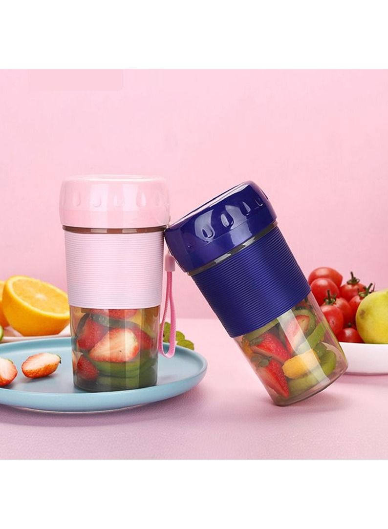 Portable Juicer Cup Blender For Smoothies And Shakes 300Ml Fruit Mixing Machine Detachable Cup Usb Rechargeable For Sports Travel And Outdoors  - Image 2