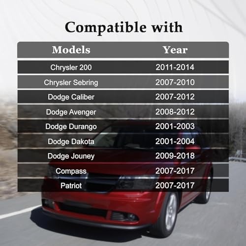 KPALAG Aluminium Engine Coolant Filler Neck with Cap Compatible with Dodge Avenger Caliber Durango Dakota Chrysler 200 Sebring Jeep Compass Patriot Replace# 52028810AL 52029195AK 55116901AA - Image 4