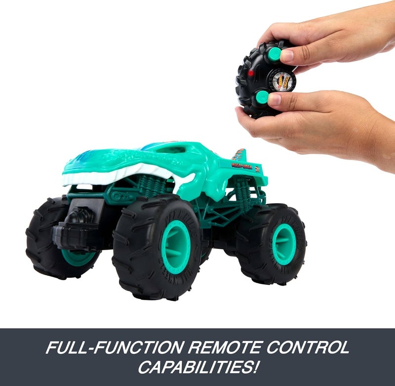 Hot Wheels Monster Trucks Mega-Wrex Battery-Powered RC Truck with All-Terrain Tires - Image 4