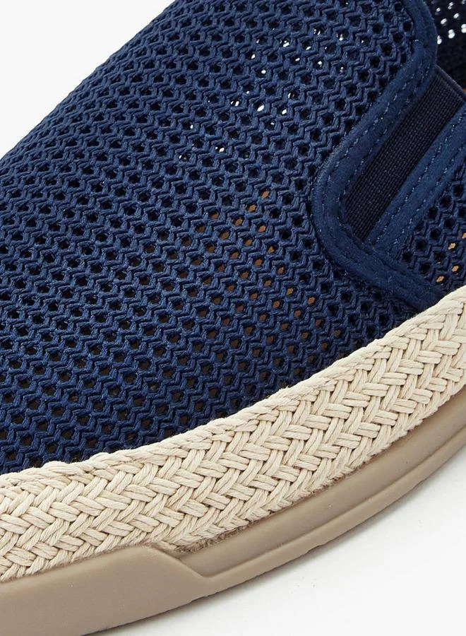 Peppermint NAVY Men Textured Espadrilles Loafers for Men | Best Price UAE