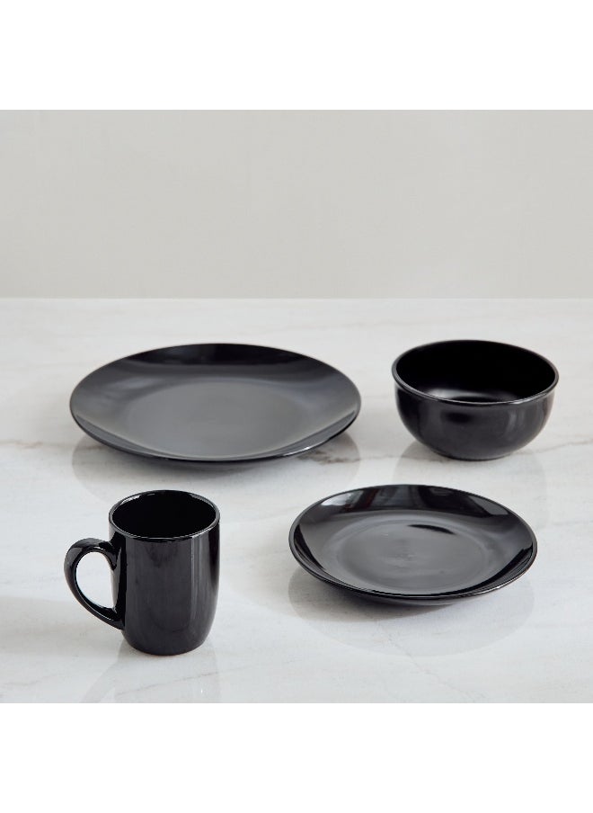 Home Box Eleganza 16-Piece Glossy Dinner Set - Serves 4  - Image 2