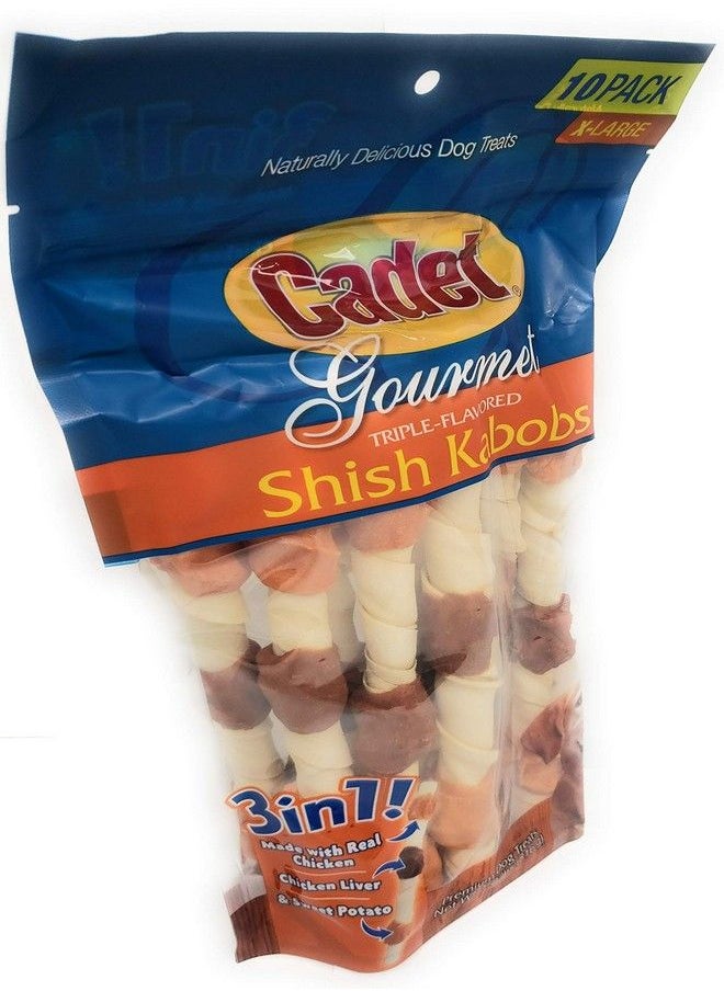 Cadet Cadet Gourmet Triple-Flavored Shish Kabobs 10pk X-Large  - Image 1