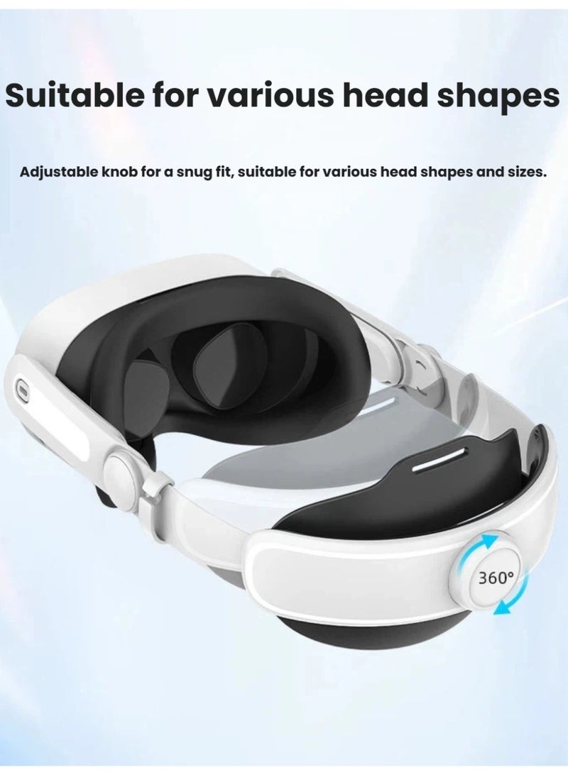 Adjustable Replacement Head Strap for Meta Quest 3 / 3S | Ergonomic Design with 376g Lightweight Build - Image 5