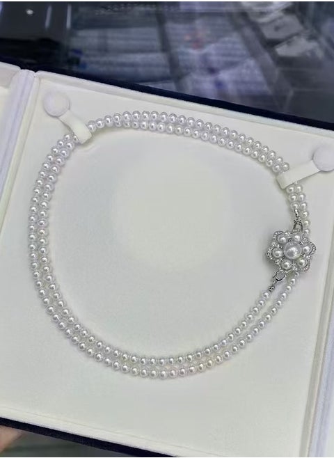 Natural freshwater pearl necklace