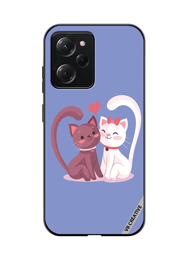 VR CREATIVE Protective Case Cover For Xioami Pcoo X5 Pro Love Cat Design Multicolour - Image 1