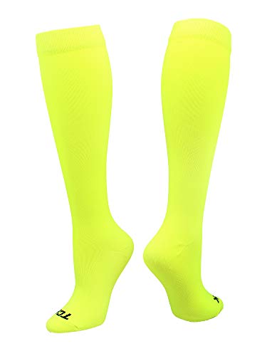 TCK Krazisox Neon Over the Calf (Neon Yellow, Large) - Image 4