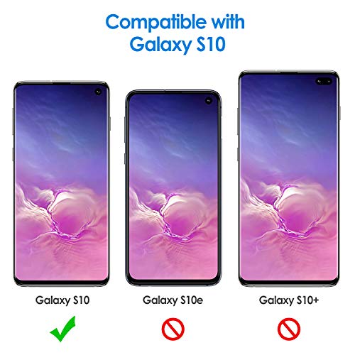 JETech Slim Fit Case for Samsung Galaxy S10 Thin Phone Cover with ShockAbsorption and Carbon Fiber Design Black - Image 3