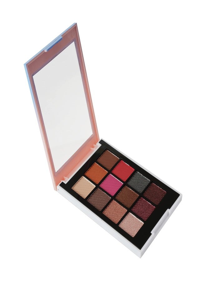 Glam 21 Glam21 Color School Eyeshadow Palette | 12 Highly Pigmented Shades | Smudge proof | Seamless Blending| Long-Staying | 10 gmShade-03 - Image 1