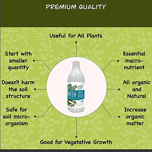 BreathingLeaf breahtingLeaf Organic Neem Oil Slow release Natural NPK Natural Inscticide for Plants 400 ml  - Image 5