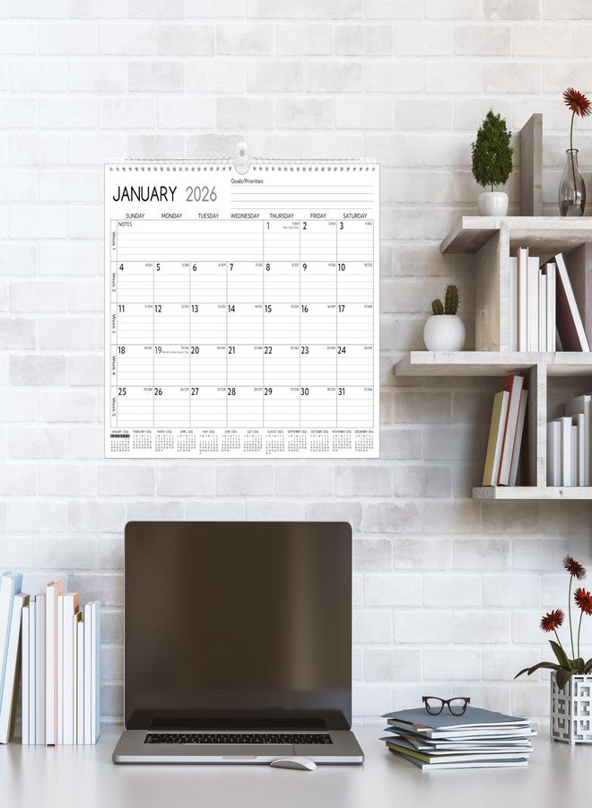 BowCuk 2026-2027 Wall Calendar - 2 Year Calendar 2026-2027, 14.57 x 11.42 In, Jan 2026 - Dec 2027, 2026 Calendar 24 Months, Monthly Calendar 2026, with Ruled Blocks, Thick Paper, Holidays, To-do List ＆ Notes - Image 2