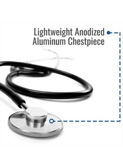 Mabis MABIS Spectrum Series Lightweight Nurse Stethoscope, Blue, 30 Inch  - Image 3