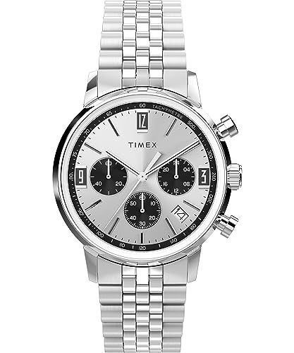 Timex Men's Marlin 40mm Watch - Stainless Steel Bracelet Silver-Tone Dial Stainless Steel Case - Image 1