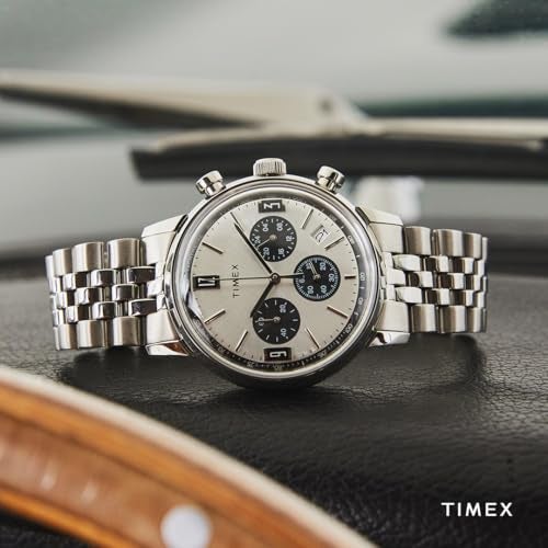 Timex Men's Marlin 40mm Watch - Stainless Steel Bracelet Silver-Tone Dial Stainless Steel Case - Image 5