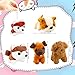 Haconba 16 Pack Mini Plush Dog Toys 472 Inch Stuffed Puppy Animal Toys for Baby Shower Birthday Valentines Easter Adopt Party Gifts 4 Styles - Image 4