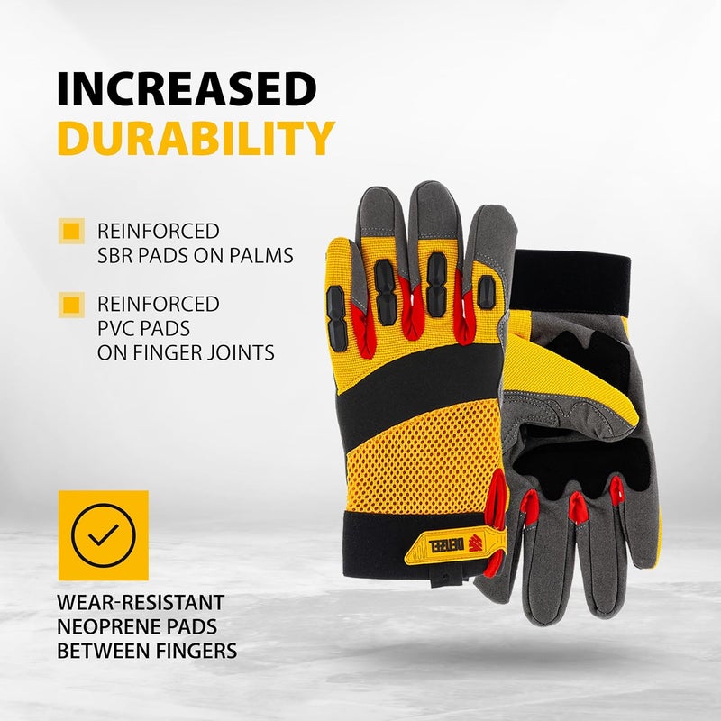 DENZEL Protective Gloves - All Purpose Working High Performance Cut Resistant Gloves Flex Grip - Image 2