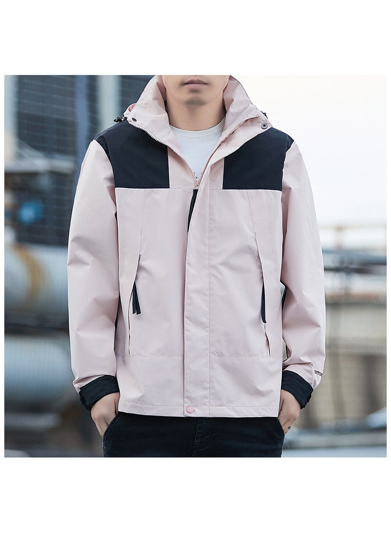Fashionable Men's Windproof And Waterproof Outdoor Sports Hooded Jacket  - Image 1