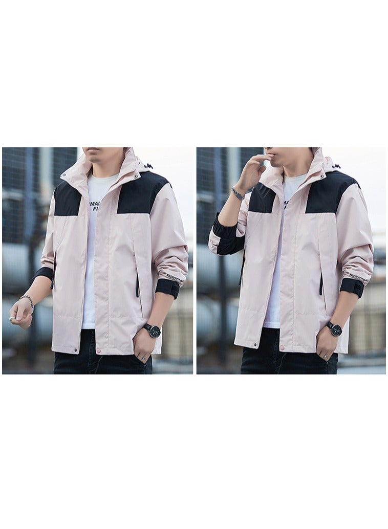 Fashionable Men's Windproof And Waterproof Outdoor Sports Hooded Jacket  - Image 2