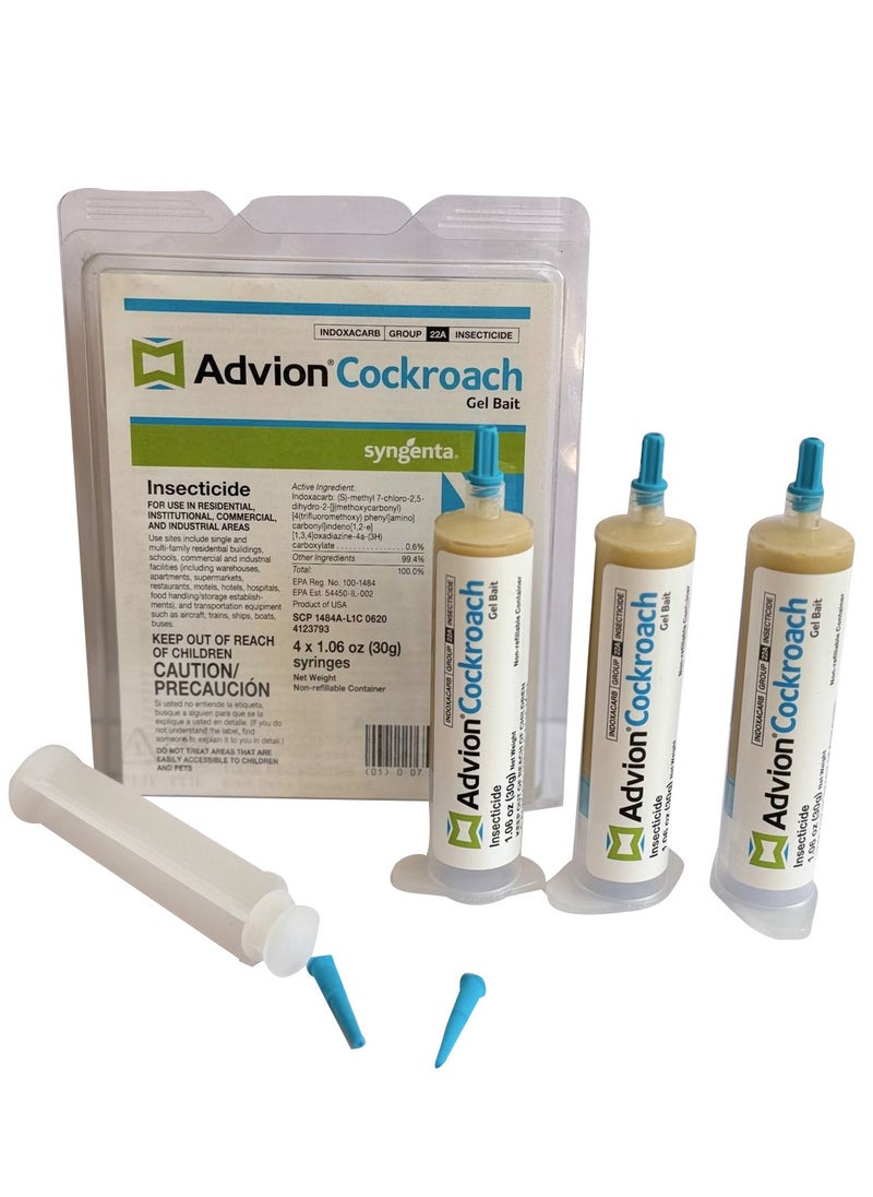 syngenta Advion cockroach Gel 3 Tubes 3x30g 
