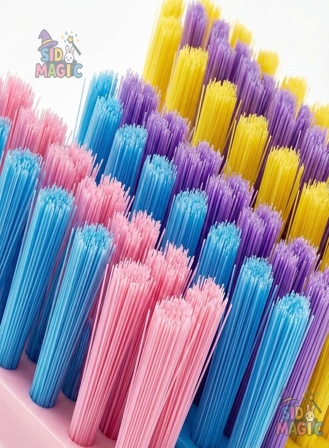 مجموعة فرشاة أسنان SID MAGIC T-Brite ذات الشعيرات الناعمة، تنظيف عميق للبالغين والأطفال، عبوة ألوان عشوائية، تصميم رأس رفيع (1) - Image 3