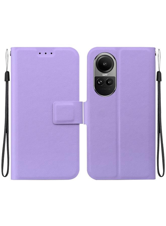 اس-توب جراب لهاتف OPPO Reno10 5G / Reno10 Pro 5G جراب هاتف جلدي فائق النحافة مزود بإبزيم مغناطيسي عالمي - Image 1