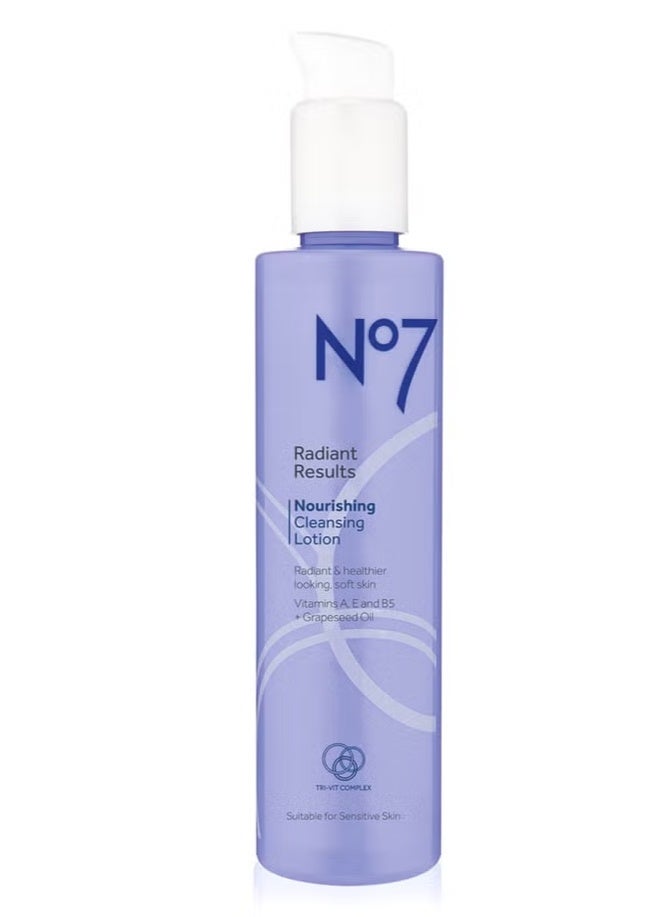 No7 Radiant Results Nourishing Cleansing Lotion - 200ml