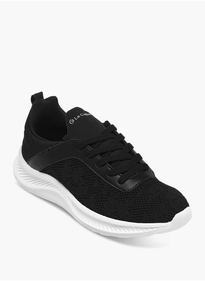 لو كونفورت Women Mesh Sports Shoes with Lace-Up Closure