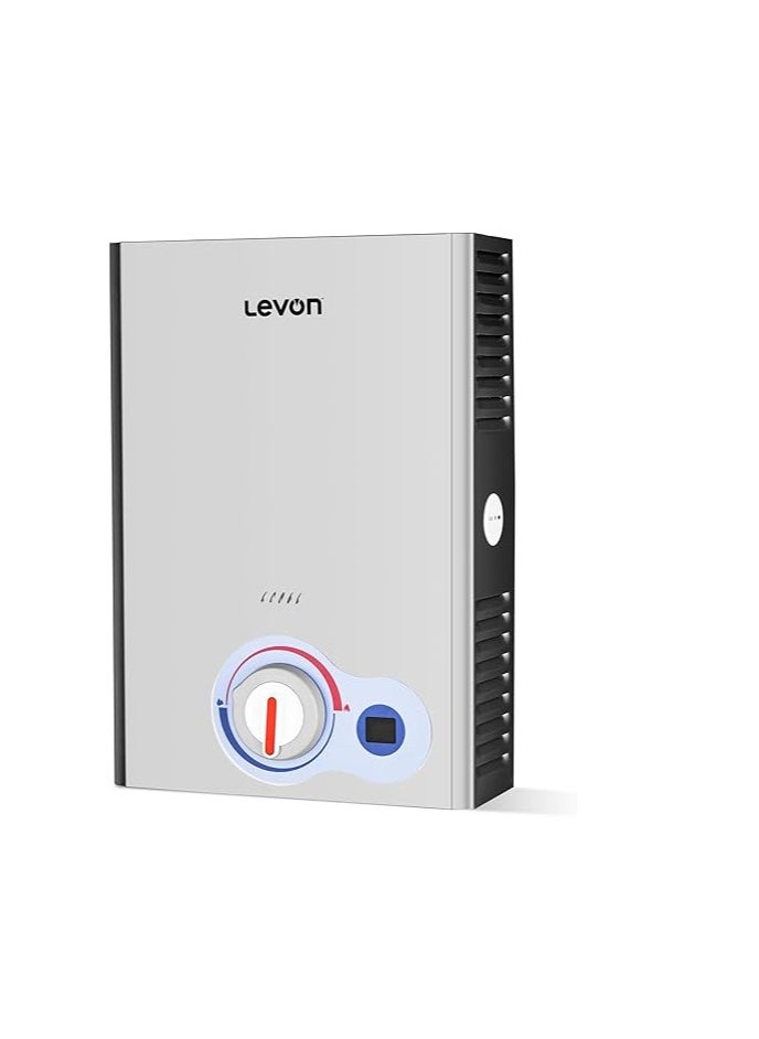 LEVON Levon gas heater, 6 liters, digital silver, without chimney, with charger  - Image 2