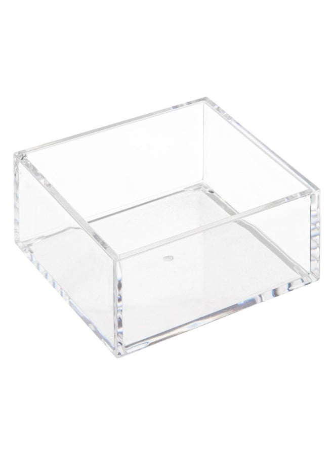Five Simply Smart Selena 3-Compartment Rectangular Modular Tray Clear 4.6 x 9.5 x 25.6 cm 200133 - Image 5