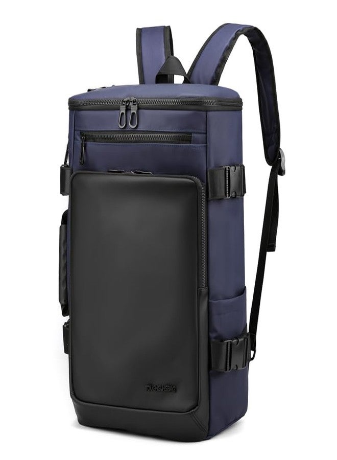 ristoss Mustang backpack Polyurethane Zipper Closure Type with 35 Liter Capacity Bag_1050_Blue - Image 2