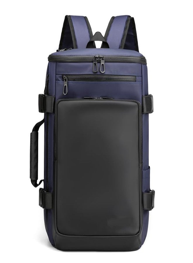 ristoss Mustang backpack Polyurethane Zipper Closure Type with 35 Liter Capacity Bag_1050_Blue - Image 4