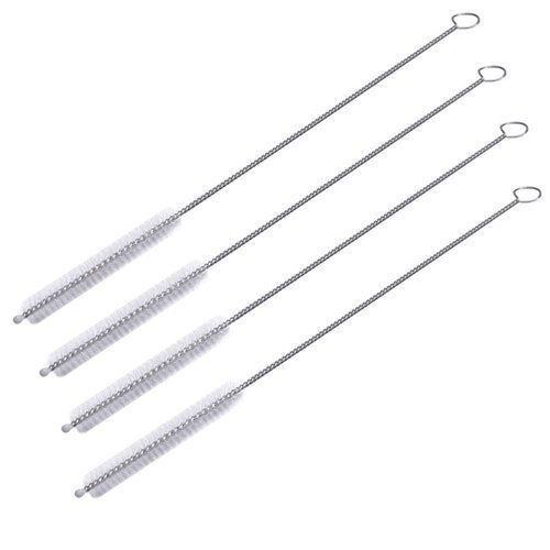 Fancyku Long Straw Brush, Nylon Pipe Tube Cleaner 8-ihch X 2/5-inch (Pack of 4 Straw Cleaner) - Image 3