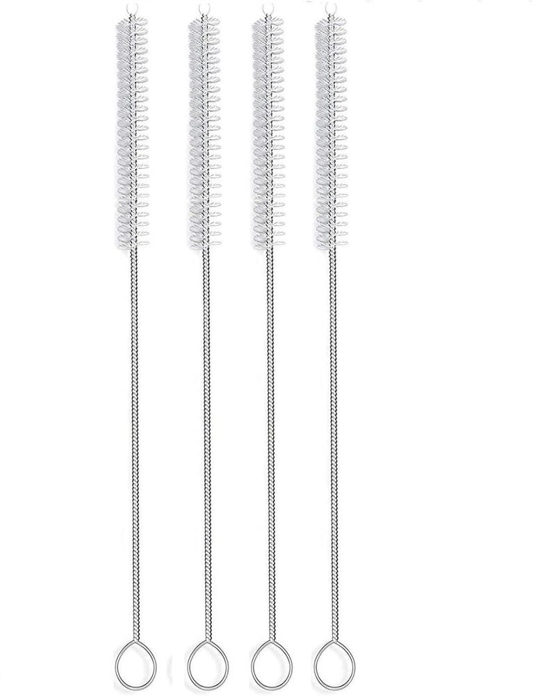 Fancyku Long Straw Brush, Nylon Pipe Tube Cleaner 8-ihch X 2/5-inch (Pack of 4 Straw Cleaner) - Image 1