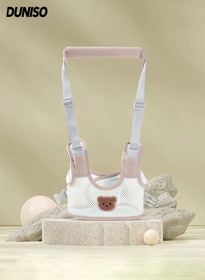 DUNISO Baby Walker Harness, Handheld Kids Walker Helper,Adjustable Infant Walking Assist Trainer Tool, Breathable Safety Belt for Children - Image 1