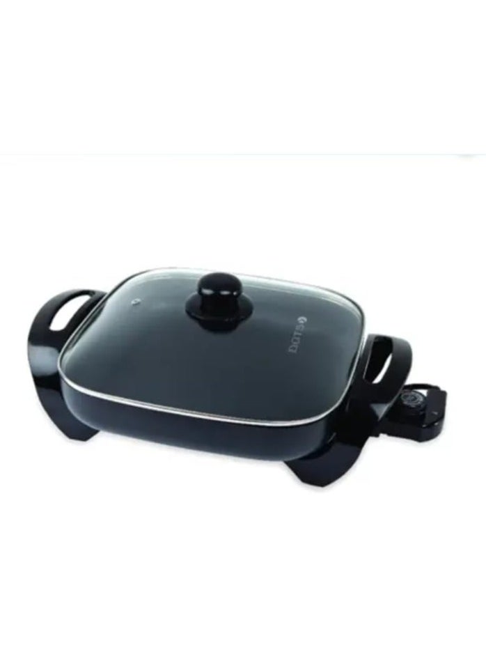 DOTS Electric Fryer, Non-Stick Surface, 1500 Watts, Black, SMD-30C