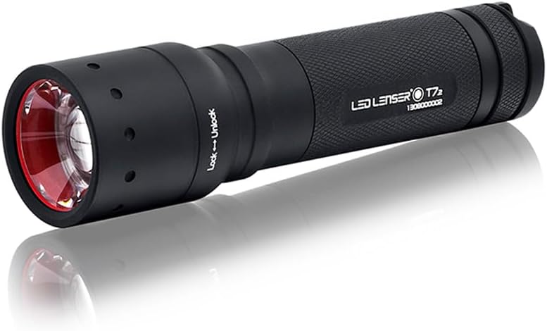 Ledlenser T7.2 Tactical LED Torch - 320 Lumens, 260m Beam Distance, Focusable, 4xAAA Battery Powered - Image 1
