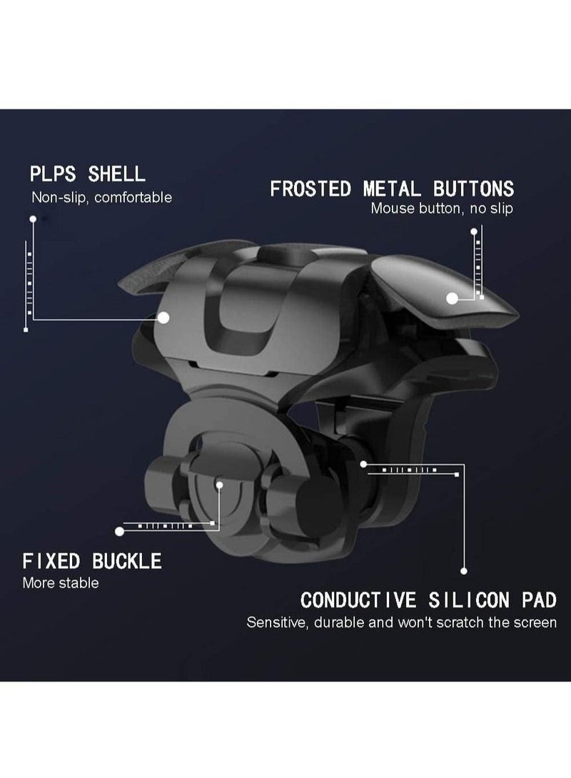 Mobile Shooting Games Fire Trigger, PUBG/COD Portable Gaming Grip Sensitive Shoot Aim Joysticks, Aim on L1R1 Shooter Joystick For iPhone Android Phone Game Pad - Image 2