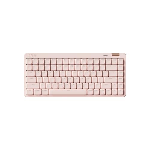 Lofree Flow Lite 84 Keys Low Profile Mechanical Keyboard, 75% Swappable Rechargeable Wireless Keyboard with 2.4G Receiver, Bluetooth and Wired Connection for Windows, Mac/ Specter Linear Switches (Flamingo) - Image 1