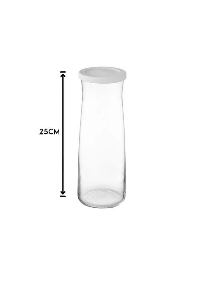 باساباش قارورة ماء زجاج تركي مع غطاء سيليكون بشكل أنيق و متعددة الاستخدام - Image 4