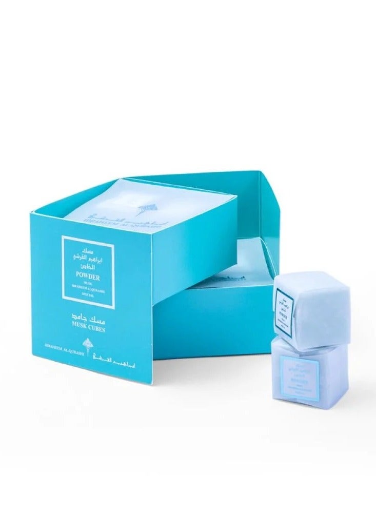 IBRAHEEM AL.QURASHI Musk Powder Cubes 8 Pieces - Image 1