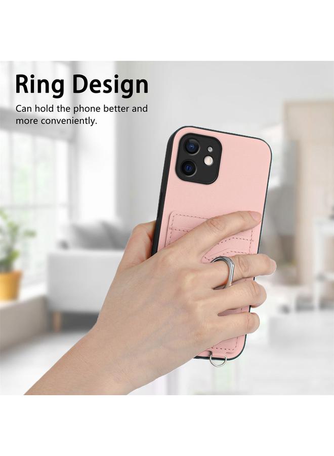 اس-توب جراب لهاتف iPhone 12 mini R20، جراب هاتف مزود بحلقة حبل وحامل بطاقات - Image 2