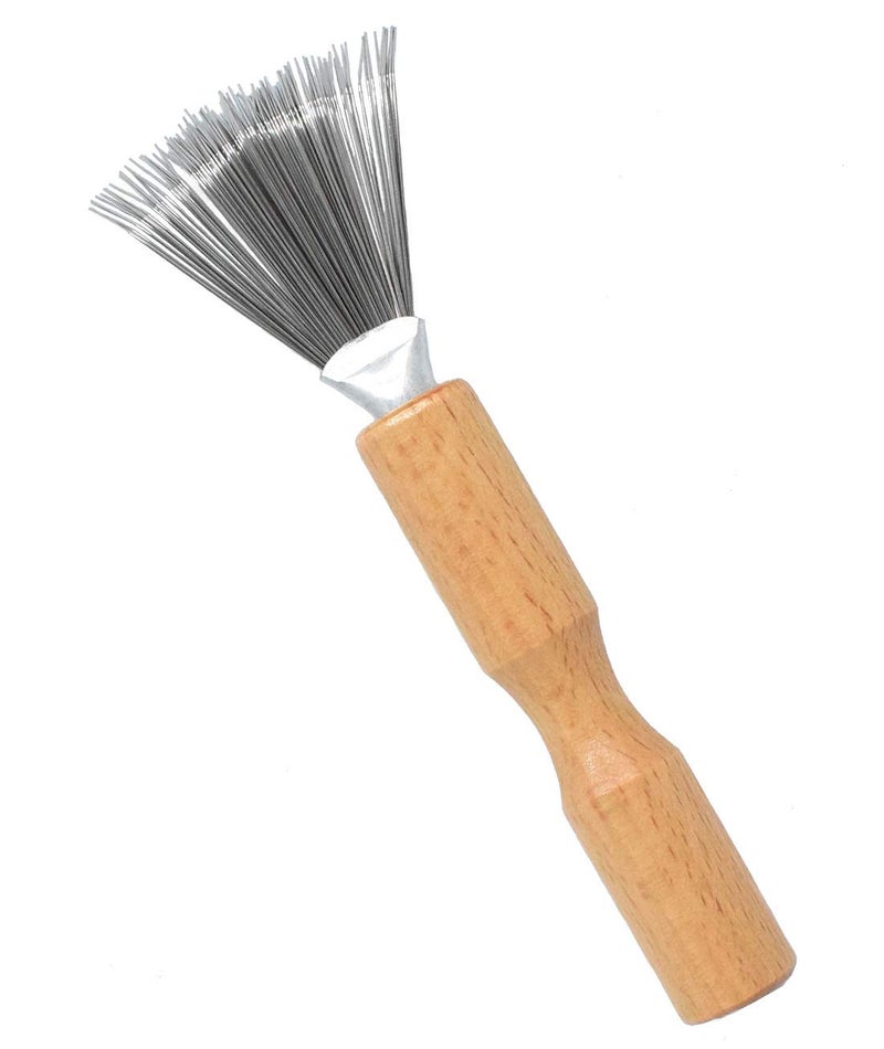 catin Hair Brush Cleaner with Metal Wire Rake for Hair Dust Lint Removal - Image 1